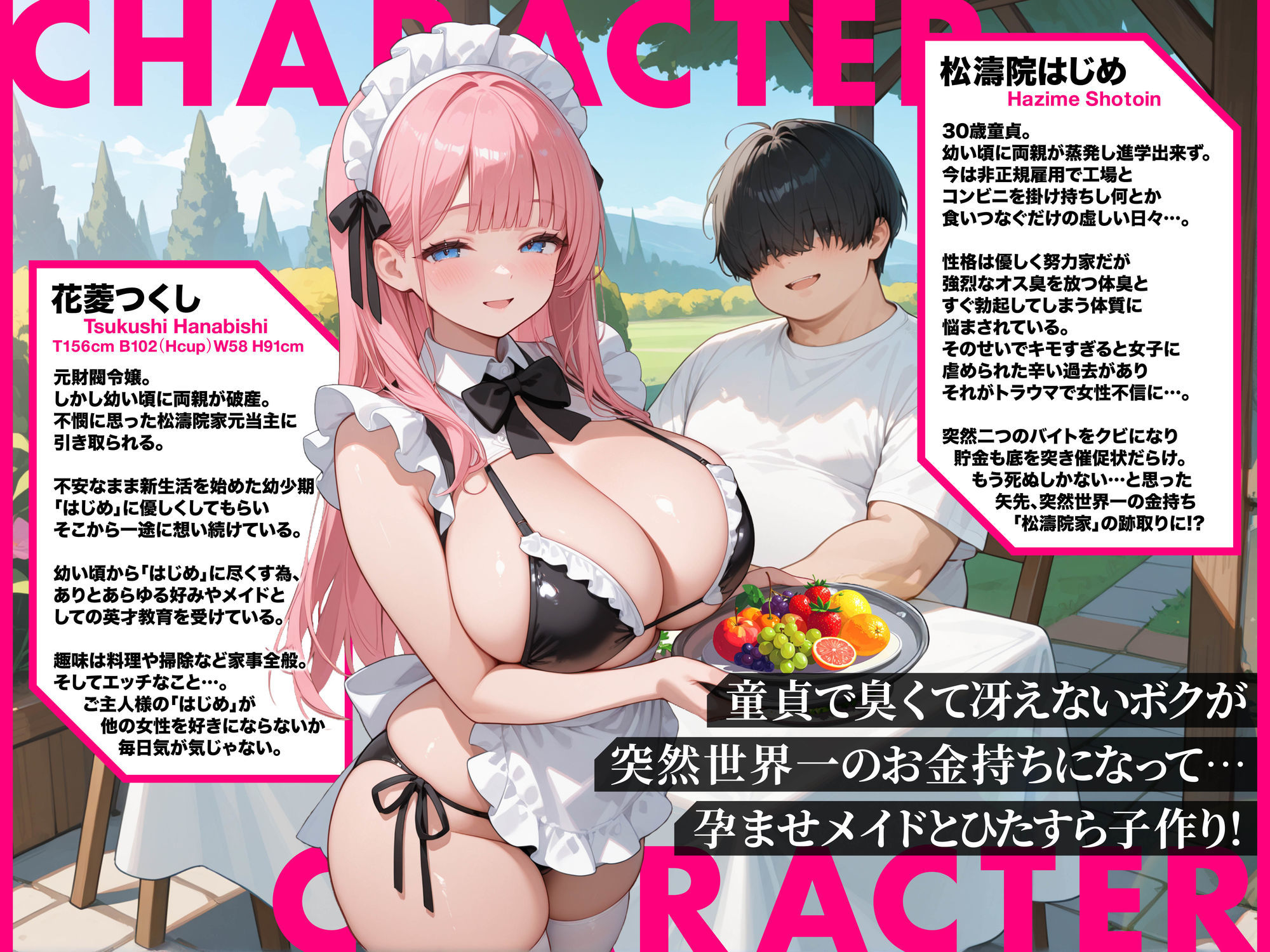 孕ませメイドの子作りご奉仕〜童貞で臭くて冴えないボクが突然世界一のお金持ちになった件〜VOL.1_001