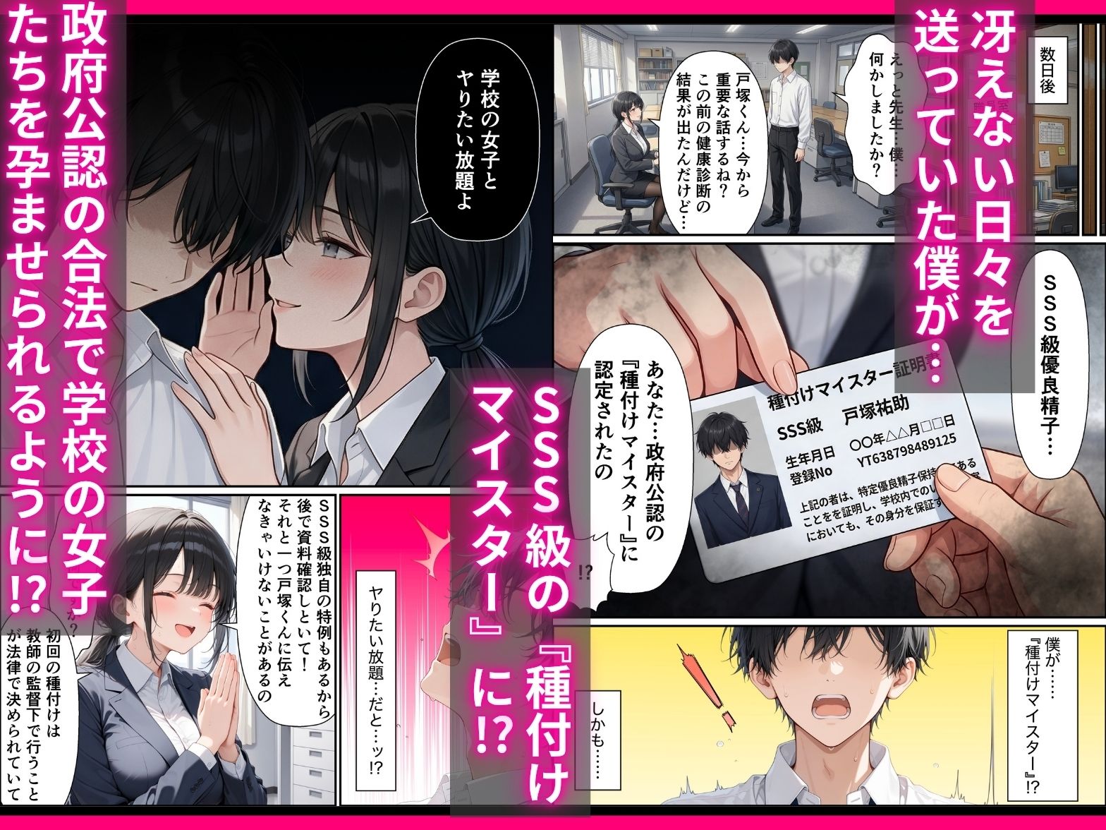 SSS級精子！？―政府公認種付けマイスターになった僕が性悪ギャルを指名する―_002