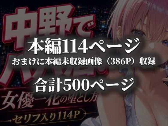 中野でパパ活！〜女優一花の堕とし方〜_010