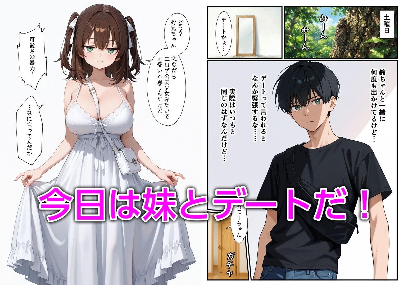 妹と恋人ごっこ-交尾ごっこ3-〜デート＆野外エッチ編〜_001
