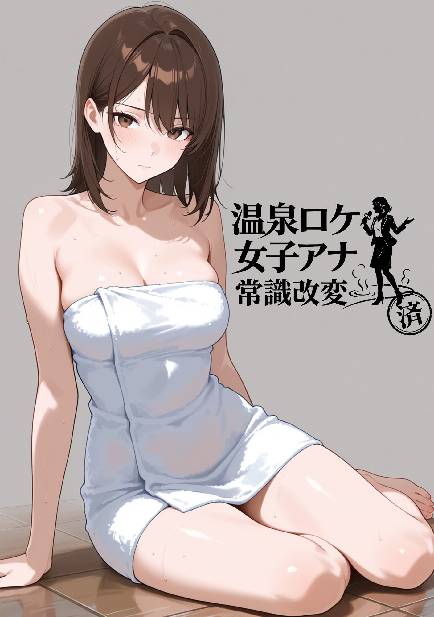温泉ロケ、女子アナ、常識改変済。〜汗だくセックスマッサージ〜_001
