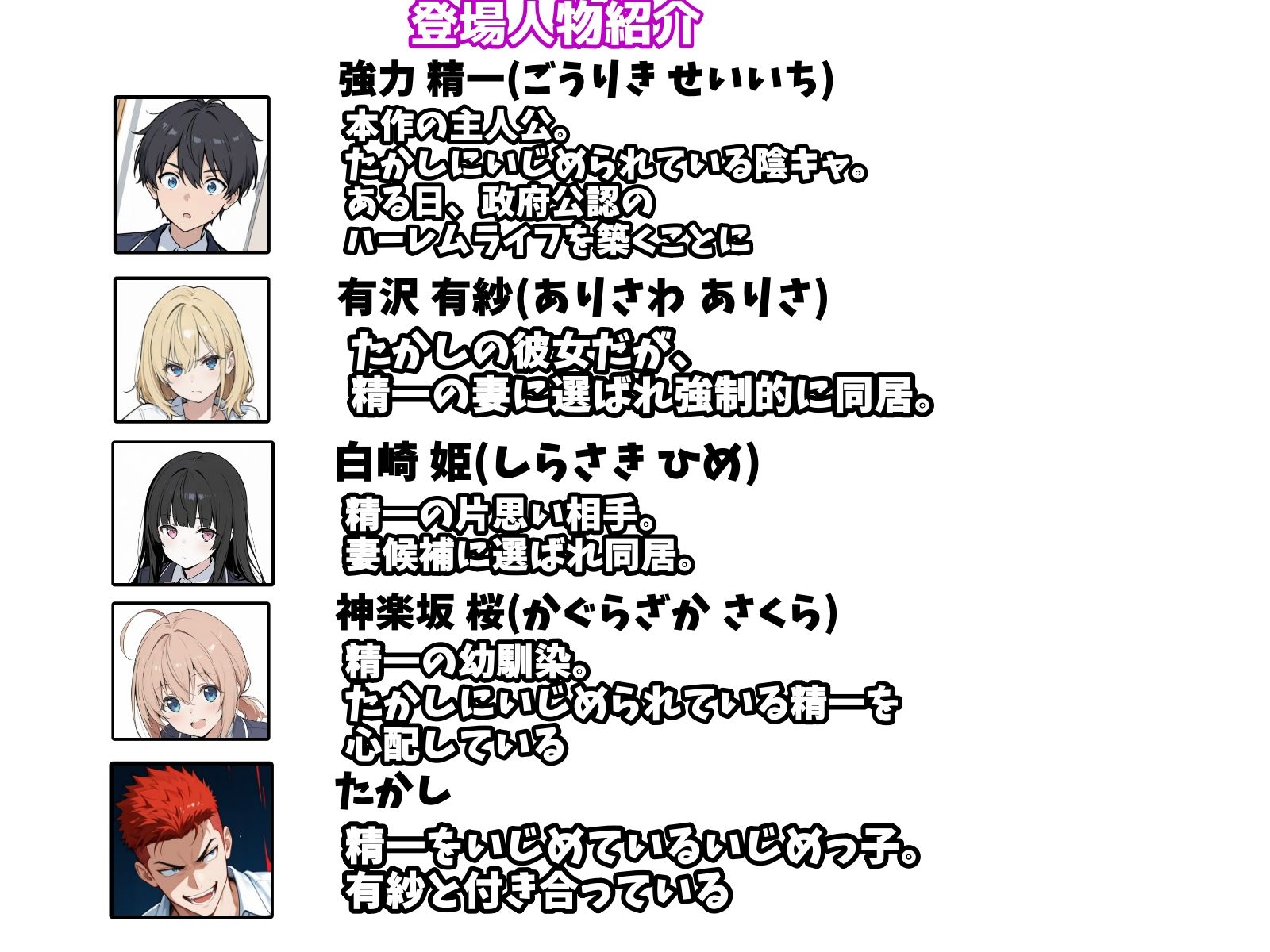 陰キャの俺がSSSランク優良精子保有者に選ばれたのでハーレム王になる話-〜いじめられっ子逆転劇〜_008